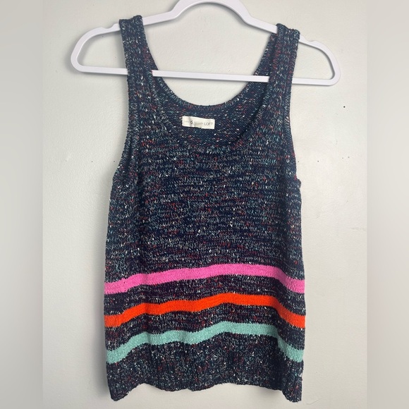 Lou & Grey Loft Stripemarl Sweater Tank size medium - Picture 4 of 8